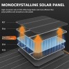 MHPOWOS 10W Solar Panel 12V Trickle Charger Battery Charger Kit