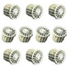 Moondown Farm Nesting Material Holders 10 Pack Jute Filled for Cage Canary, Finch, Budgie
