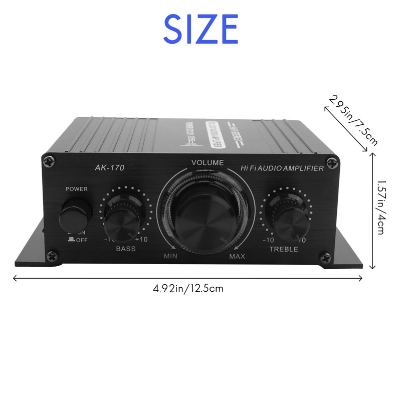 jingfei 12V Mini Audio Power Car Amplifier Digital Audio Receiver