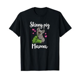 Funny Womens Girls Mama Mom Hairless Guinea Pig Lover T-Shirt