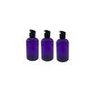Natural Farms 4 oz Purple Boston BPA FREE Bottles -