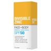 Invisible Zinc SPF50 Face and Body Sunscreen, 75g