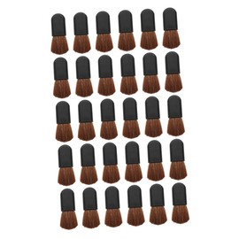Baluue 30pcs Makeup Brush Portable Blush and Foundation Applicators Stylish Handle for Liquid and Powder Cosmetics for Professionals and Beginners