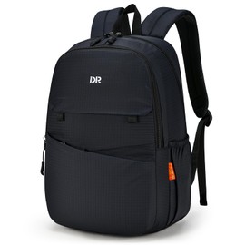 SPAHER Ryanair Cabin Bags 40x20x25 Underseat Foldable Backpack Lightweight Small Rucksack 20L Waterproof Travel Daypack Packable Backpack Sports Bags for Men Women Outdoor Hiking Camping Black