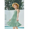 Arshiner Big Girl's Summer Sundress Boho Strap Casual Sleeveless Tiered
