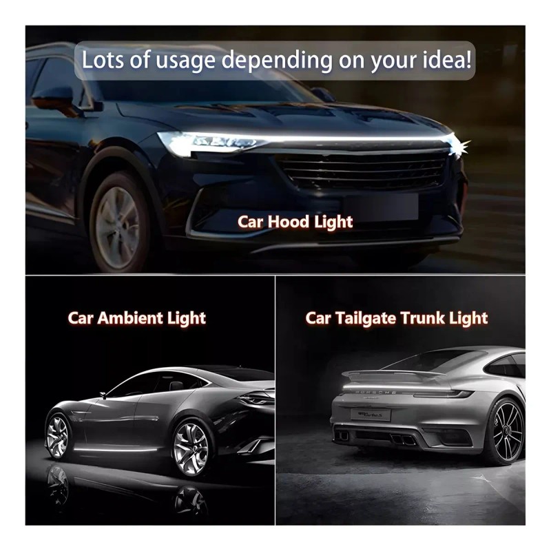 Tira Led Secuencial Luz Diurna Suv Luces Led Para Autos