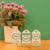 6 Pieces Retro Bookmarks Cutting Dies Lace Flowers Labels Die