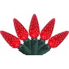 100 Lights C6 Indoor Outdoor Christmas String Light Red Strawberry