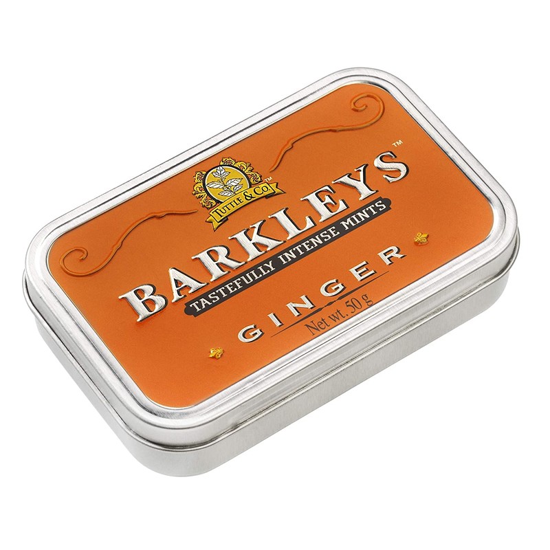 Barkleys Ginger Breath Mints - Strong Ginger Flavor Cool Mint