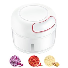 MAIXONIC Procesador Manual de Alimentos, Picadora de Verduras Portátil de 170L, Molinillo de Ajo y Picador de Cebolla