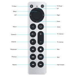 Replacement for Apple TV 4K Remote Control for First, Second, Third, Fourth, and Fifth Generation for Apple TV 4K/HD Universal Remote Control (Without Voice Commands)