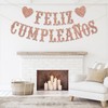 Feliz Cumpleaños Banner Glitter (Rose Gold)