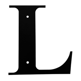 Village Wrought Iron House Letter L Medium