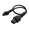 TEWOXIN C5 to C6 IEC Cable Extension 0.3M, 2.5A 250V
