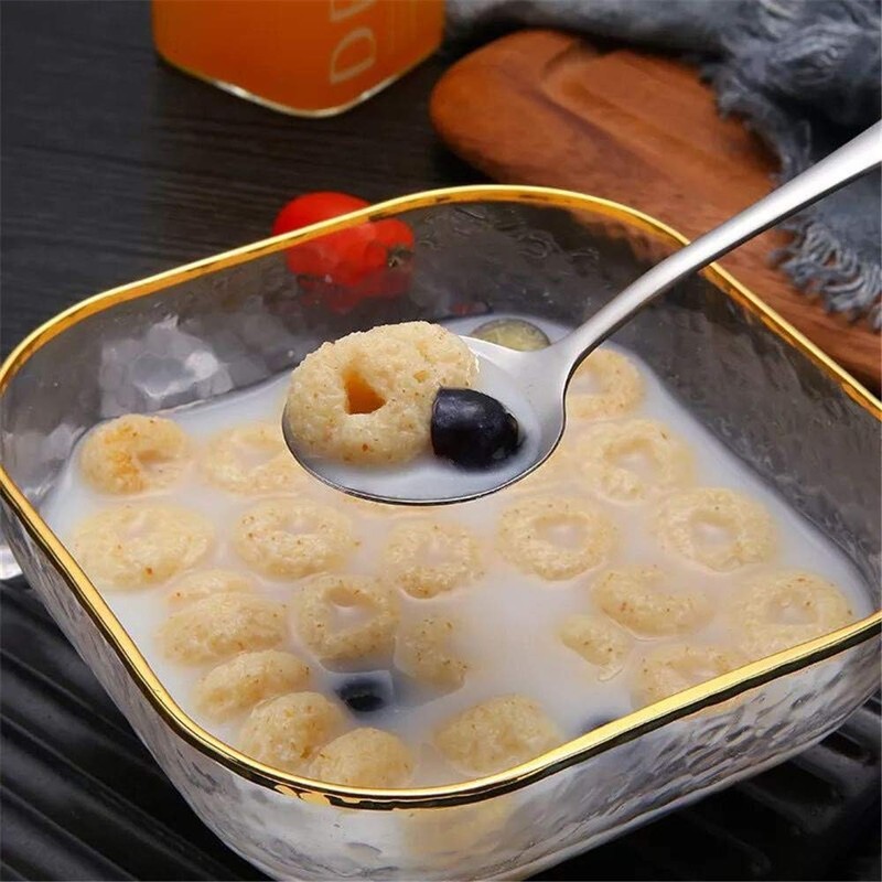 HAPPY KIT Soup Spoons 50-Piece Premuim Stainless Steel Dinner Spoons