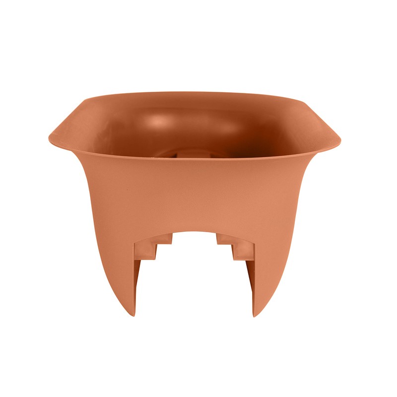 Bloem Modica Deck Rail Planter 24" Terra Cotta (MR2446)