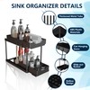 mosala 2 Pack Under Sink Organizers and Storage - 2