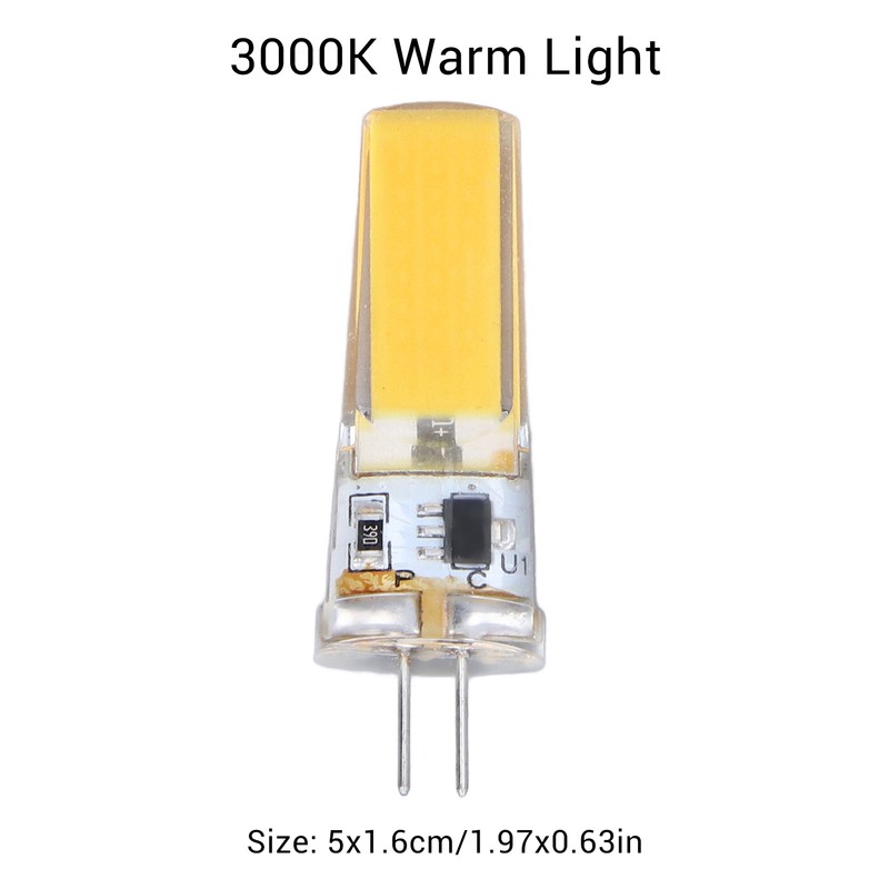 6 Pieces G4 LED Bulbs 9W Dimmable COB Lamp 500LM