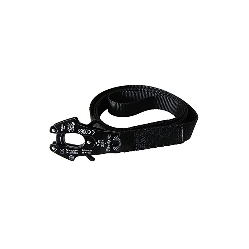 Heavy Duty Tactical Dog Leash with Frog Clip (Black, 6