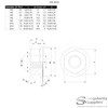 M5 (5mm) Serrated Flange Hex Nut - Stainless Steel (A2)