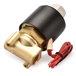Heschen Brass Electric Solenoid Valve 2W025-08K 1/4 Inch AC 220V Direct Action Water Normally Open
