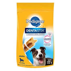 Pedigree - DENTASTIX, Snack para Perros Adultos, 7 Piezas, Cuidado Oral, Limpieza Dental, Combate el Sarro