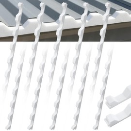 10 Pcs 3ft Long Octagonal Foam Closure Strips for for Metal Roofing Standing Seam Low Rib Shallow Wave Panels Seal Ridges Mountain Joints Avoid Gaps Wind Water Dust Closed for Roof Maintenance Repair