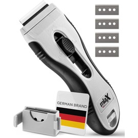 miaX Premium 2.0 Ceramic Scraper with 8 Replacement Blades for Kitchen Stove Glass Peel Off