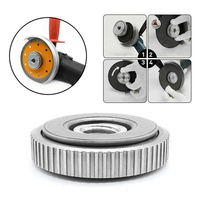 SDS Quick-Release Nut, M14 Quick Angle Grinder Clamping Nuts for