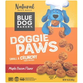 Blue Dog Bakery 1 Blue Dog Bakery Natural Dog Treats, Doggie Paws, Maple Bacon Flavor, 16.2oz