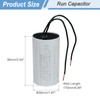 PATIKIL CBB60 60uF Running Capacitors, AC 450V 2 Wires 50/60Hz