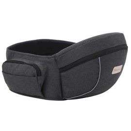 Plaisiureux Hip Seat, Baby Carrier, Baby Straps, Anti-Slip, Waist Pouch, (Dark Gray)