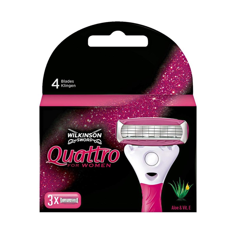 Wilkinson Sword Quattro Women | 9 Blades for Smooth Leg,
