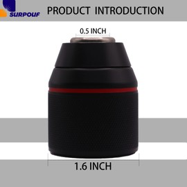 Drill Chuck Replaces 42-66-1006, 42-66-2706, 42-66-2707 Fits For 1/2" Keyless Drill Chuck 2704-20, 2704-22, 2804-20 And 2804-22