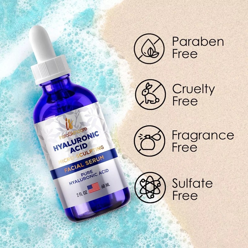 InstaskinCare Hyaluronic Acid Anti-aging Serum for Face  and lips -