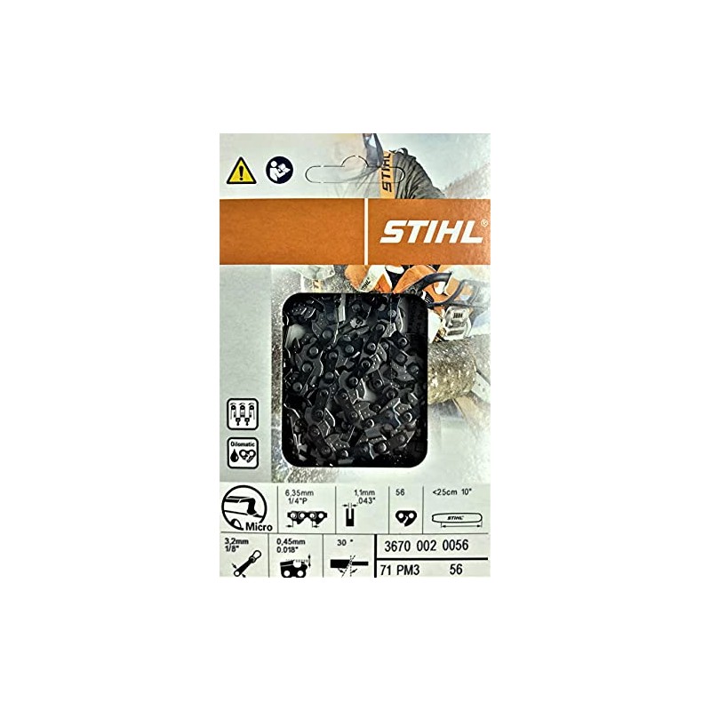 STIHL 71 PM3 56 Oilomatic Chainsaw Chain for 10'' Bar