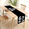 Heyfary Funny 6 7 Birhday Table Runner Six Seven I