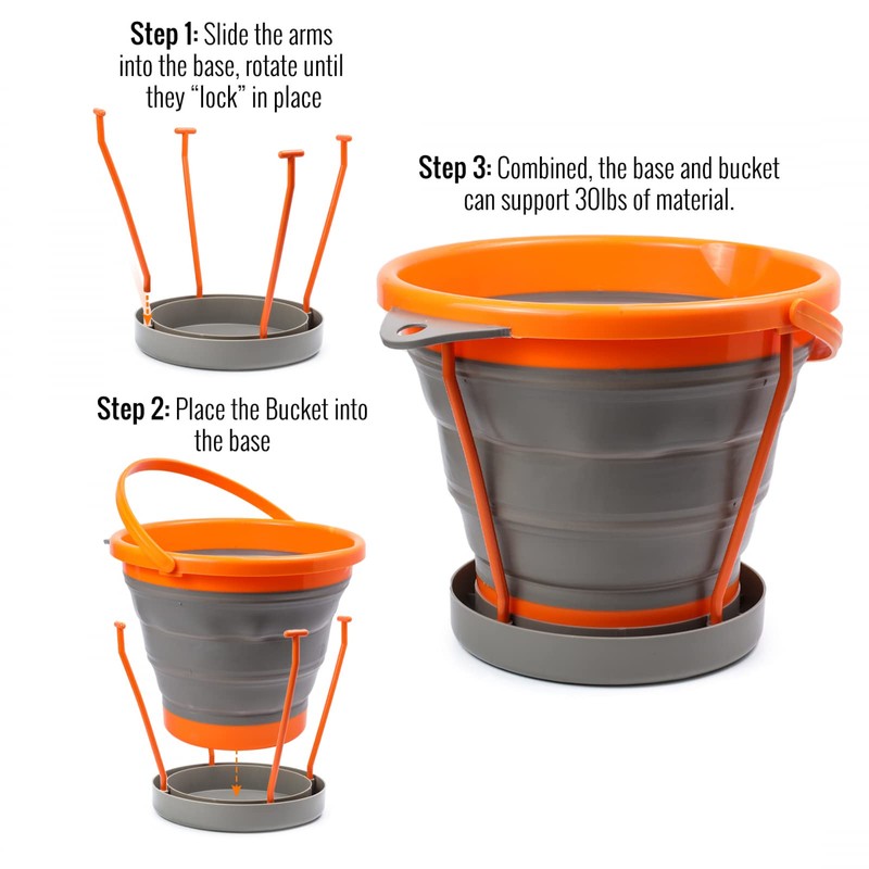 ASR Outdoor Metal Detector 1/20" Classifier Screen Set with 10L