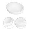 QWORK Ceramic Crucible Bowl, 4 Pcs Quartz Melting Dishes Pot