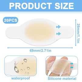 IKOPFLN 10 Stück Silikon Scar Sheets, Silikonpflaster für Narben, Heilung und Reduzierung von chirurgischen Narben, Verbrennungsnarben, Akne und mehr, wiederverwendbar (4 x 15 cm)