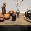 Roczential Matte Black Tea Storage Canister, Double Seal Tinplate Container,
