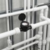 MEANLIN MEASURE Plastic 1/2" NPT Couplings Water Meter Gallon Cold