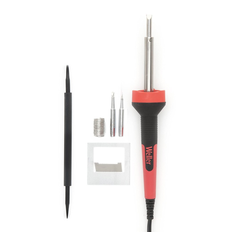 Weller SP40NKUS 40-Watts Soldering Iron Kit Red/Black, 5 piece