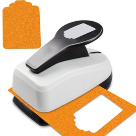 2 inch Tag Punch, Tag Cutter, Tag Punches for Paper Crafts, Hole Puncher for Tags, Gift Tag Punch Cutter, Tag Maker, Tag Paper Punch, Tag Hole Punches