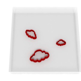 Mini/Tiny Cloud Set of 3 Value Fondant Cutter 1.5CM + 2CM + 3CM - 3