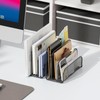 gianotter Mail Organizer Countertop, Metal File Holder with 3-Slot, Bill
