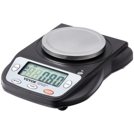 VEVOR Lab Scale, 600g x 0.01g Accuracy High Precision Analytical Balance, 6 Units Conversion Electronic Scientific Laboratory Scale, LCD Display Digital Jewelry Weighing Scale for Lab, Jewelry