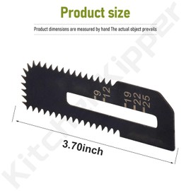 B-49703 Drywall Cut-Out Saw Blades for Ma-Kita 18V Lxt Lithium-Ion and Cordless Cut-Out Saw (XDS01Z) - Cutting Drywall up to 1-3/16 inches Thick (2 Pack)