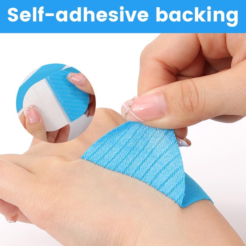 Clyhon 8 Stück Sporttape Kinesiologie Tape,Ohne Shere,Wasserfestes & Elastisches Physio