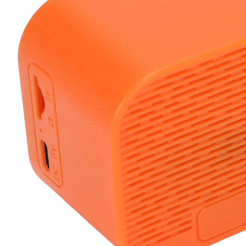 Mini Bluetooth Speaker Heavy Bass Dual Alarm Clock Portable Wireless